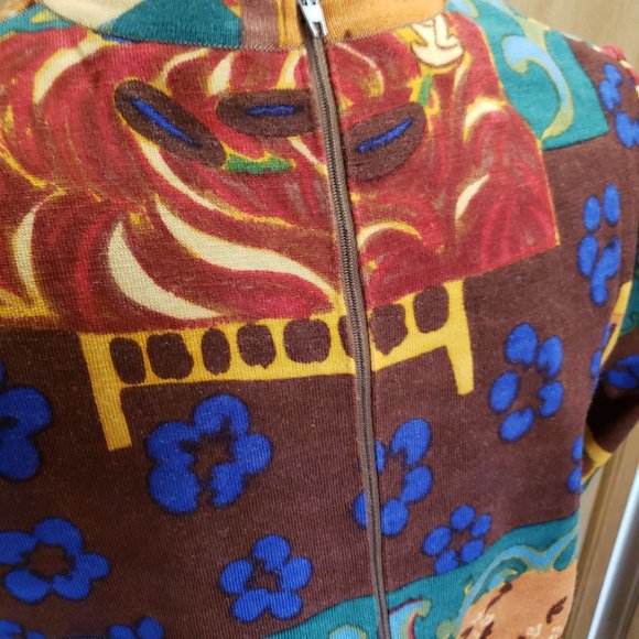 Vtg Goldworm 100% Merino "Matisse" Dress Sz 14 - Picture 5 of 9